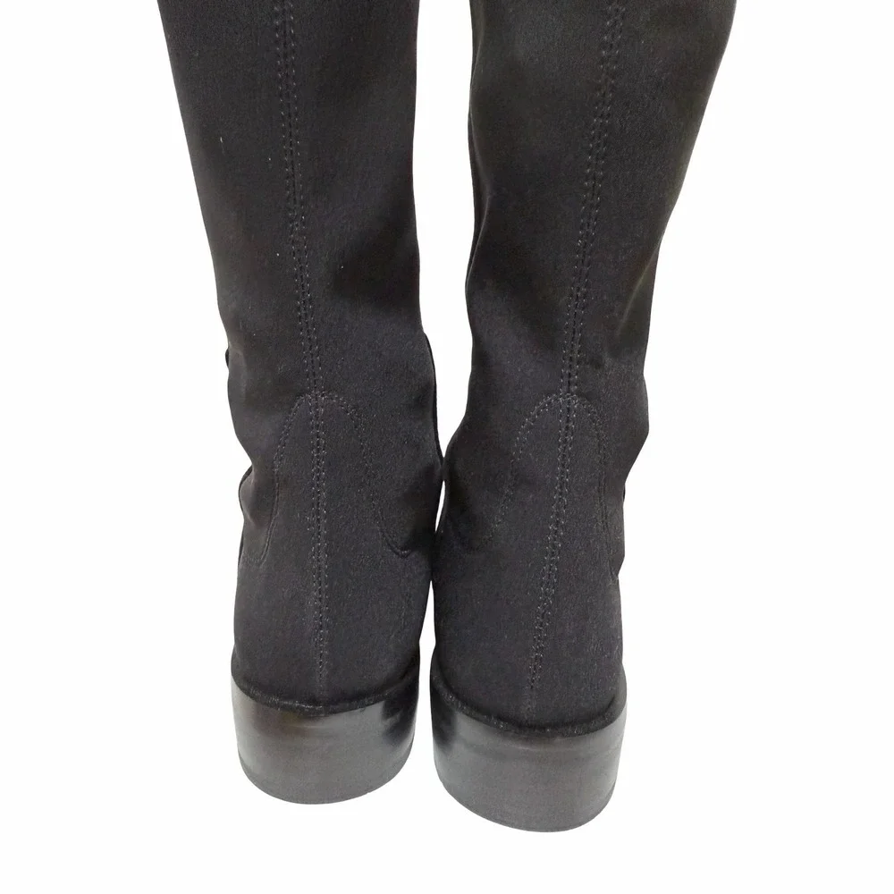 Stuart Weitzman Keelan Suede Knee High Boots Womens US 6.5 EU 37 Black NWOB